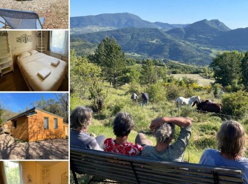 Rocher Roux 4 chalets indépendants Paysages et calme absolu