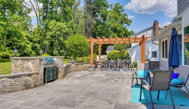 Rockville Home: Patio Oasis, Fireplace, Near DC!