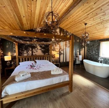 Roe Lodge at Owlet Hideaway - with Hot Tub, Near York