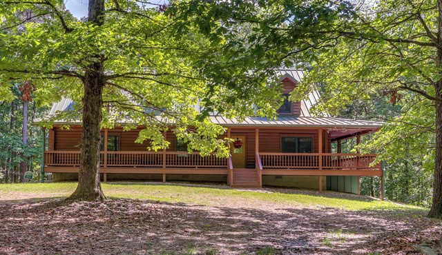 Rogers Cabin on 17 Acres w/Wraparound Deck!