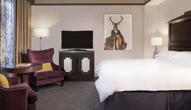 Romance Jacuzzi Room at The Ashton Hotel, Steps To General Worth Square!
