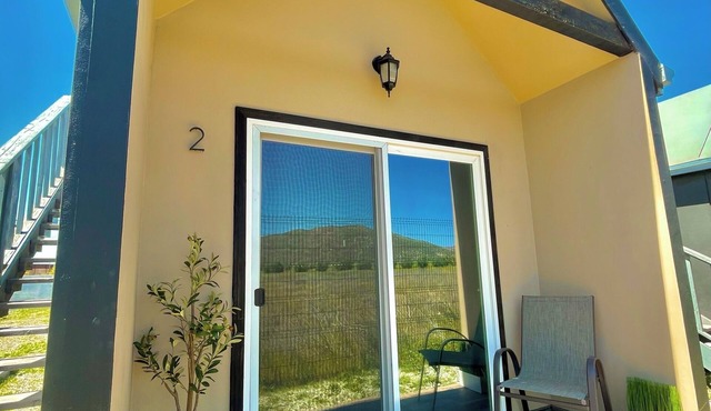 Romantic 1-Bedroom Cabin with Private Terrace in Heart of Valle de Guadalupe