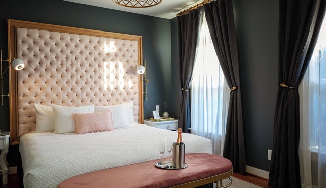 Romantic Blush Room at The Inn at Stinson Vineyards