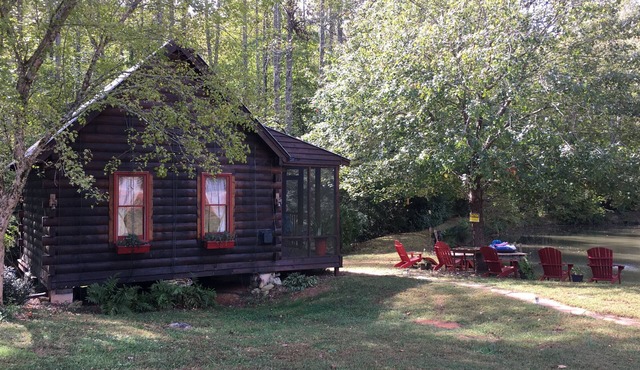 Romantic cabin on horse farm just 6 miles away from historic downtown Dahlonega,