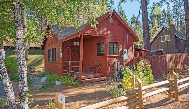 Romantic Cabin for 2- Private Hot Tub, Convenient to Heavenly, Lake and Casinos-1198C~