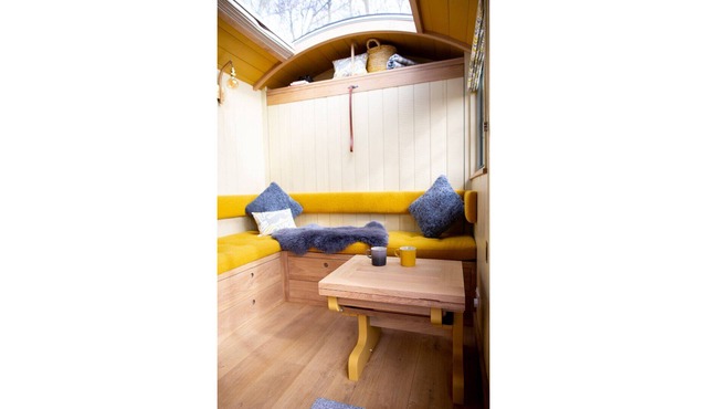 Romantic Cosy Hygge Shepherd Hut Hideaway set in our Orchard