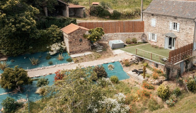 Romantic cottage with spa and hammam near Cordes and Najac