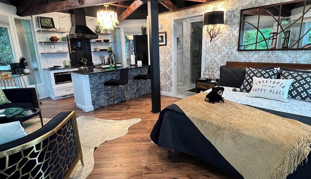 Romantic Couples Cabin in Big Canoe, Lake & Mountain View, Hot Tub, Gas Logs