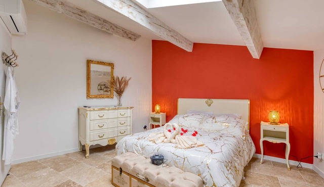 Romantic gite le Love Baroque 5mn from Pezenas, the town of Molière