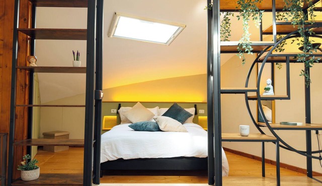 Romantic LOFT very close to the thermal baths and the Crete Senesi, with bike storage in Rapolano Terme