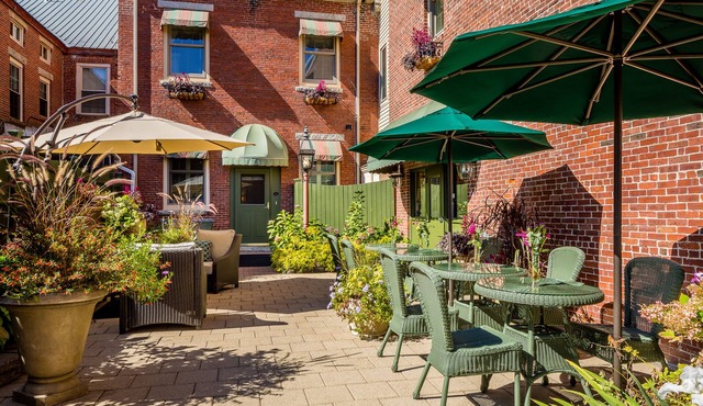 Romantic Main Street retreat with Juliet balcony, garden patio, & WiFi