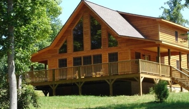 Romantic Mountain Chalet with Stream & Gazebo