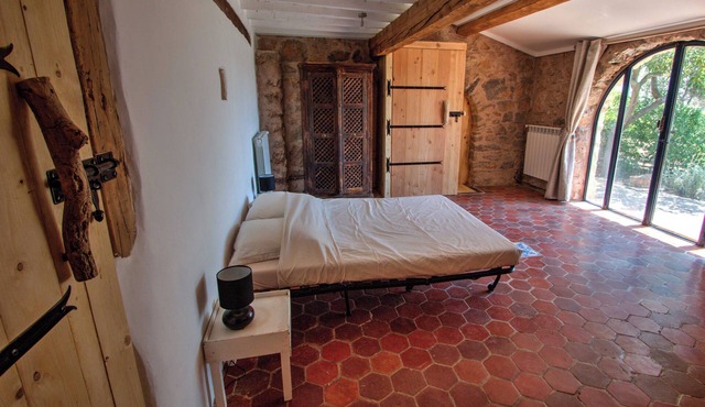 romantic room in a large wilderness cottage
