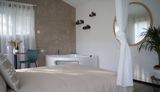 Romantic room in nature