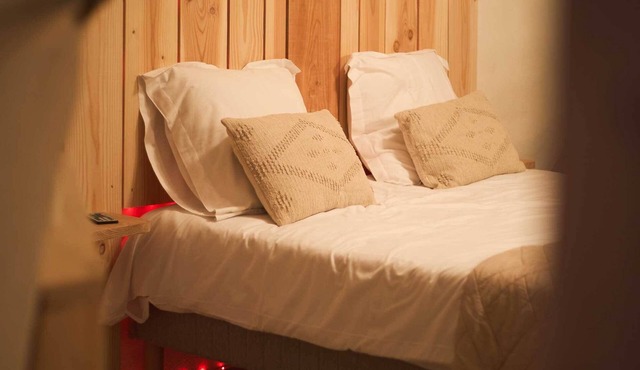Romantic room with jacuzzi and private sauna