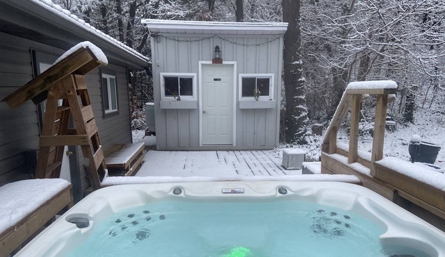Romantic Studio, Kitchenette, King Bed, Sauna, Hot Tub, Fitness Studio, Wellness