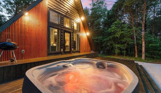 Romantic Sunsets Views Couples A Frame & Hot Tub