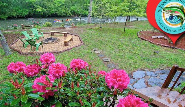 ROMANTIC TROUT FISHING CABIN - WiFi, HotTub FirePit, Blue Ridge, RiverMistCabin