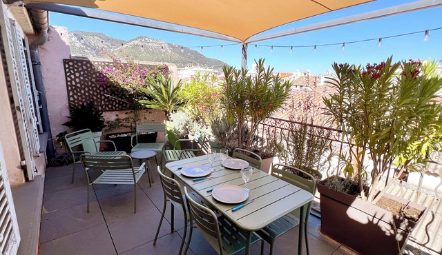 Rooftop apartment with terrace - Toulon center
