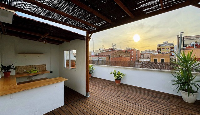 Rooftop terrace Premier Balcony Double room -Shared Bathroom and Washroom