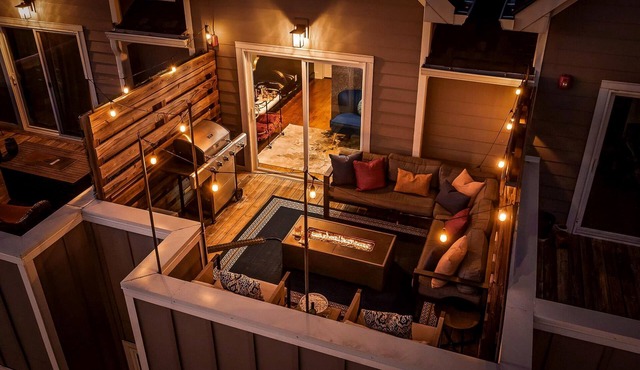 Rooftop lounge, fire pit, Lookout Mtn views, downtown's Southside. It's a vibe.