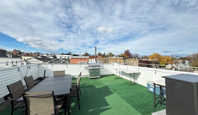 ROOFTOP VIEWS OF NYC+FREE Parking+Washer&Dryer