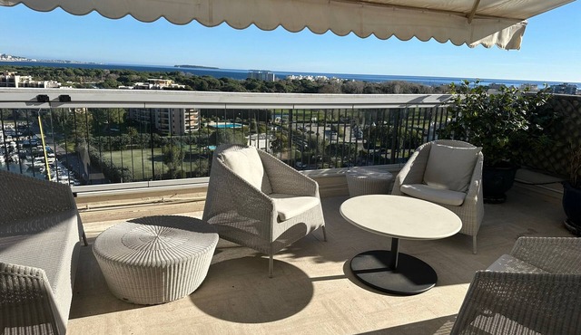 Rooftop villa 175m2+300m2 private landscaped terrace-3bed-3bath- Golf Pool