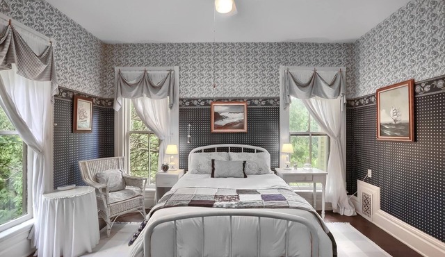 Room 4 at The Vintage Inn Boutique B&B. Gourmet food and cocktails included!