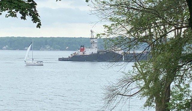Room for two on mighty St. Lawrence River with 75 ft of water front.