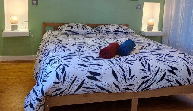 Room in a charming villa with private pool and jacuzzi