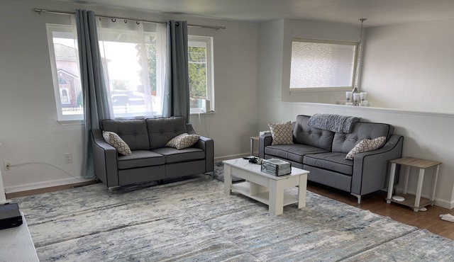 Room in University Place Tacoma w Peek a Boo View of Water and Fenced Backyard
