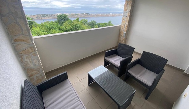 Room Mira with terrace and sea view