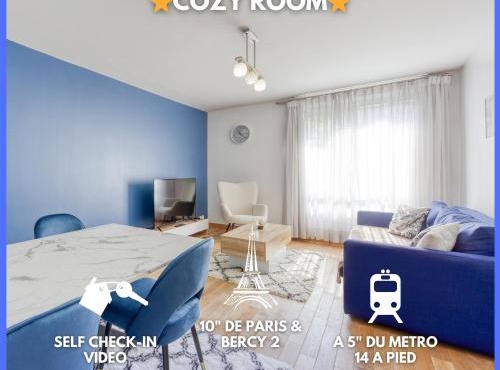 Room Proche Paris & Bercy 2 - Cozy Houses