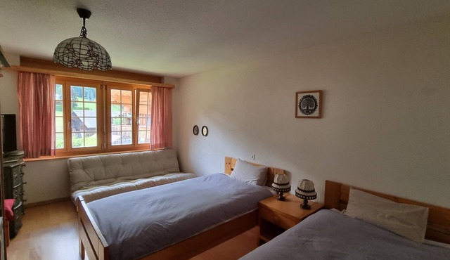 Room with extra-large double-bed, cable TV, private bathroom, organic breakfast,
