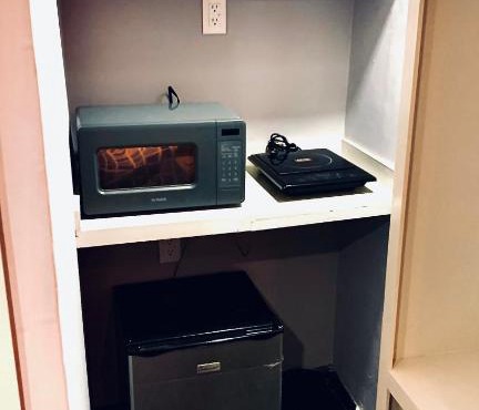 Room with free parking inside