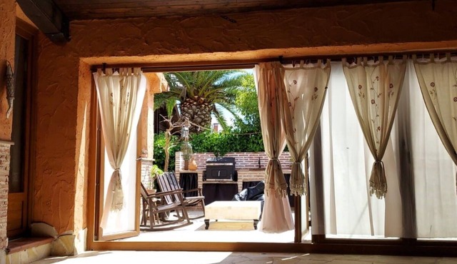 Room with private heated pool and direct access from the room