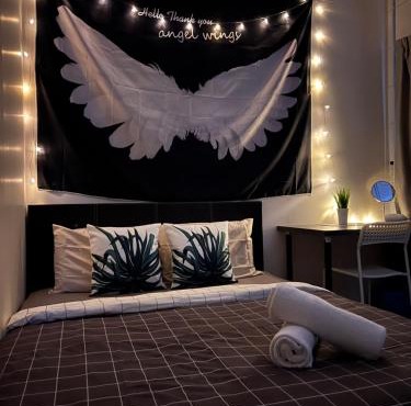 Room3A#IG theme Bargainous#Shared Bathroom#3pax#2min Kek Lok Si