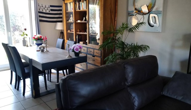 Rooms in house, swimming pool in residence