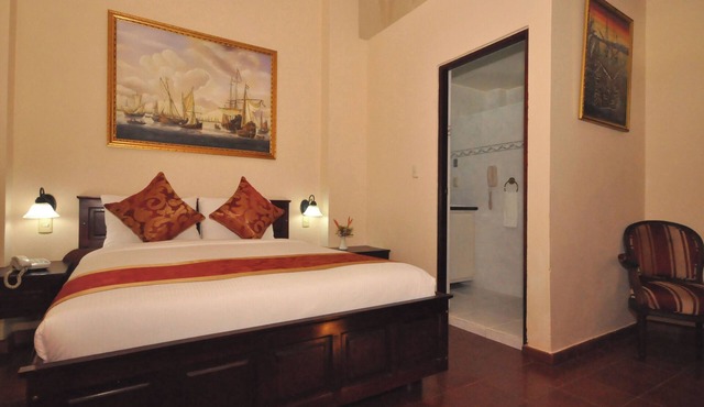 Rooms in the colonial area, colonial hotel