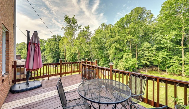 Roomy Martinsville Vacation Rental w/Private Deck