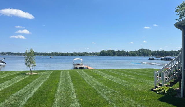 Rose Lake, Cottage with Pontoon, Coldwater, Michigan (aka Lake of the Woods)
