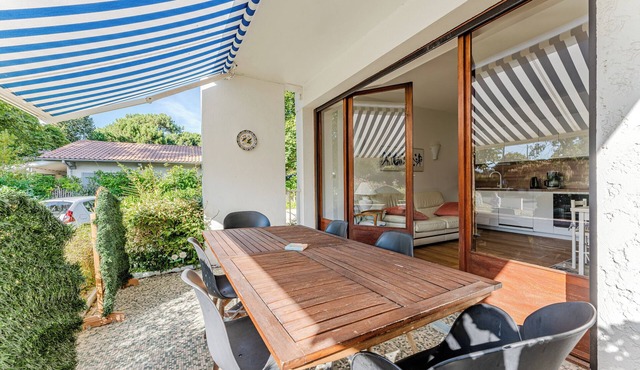 Rose Mousse – Family Apartment in Pyla sur Mer with Garden