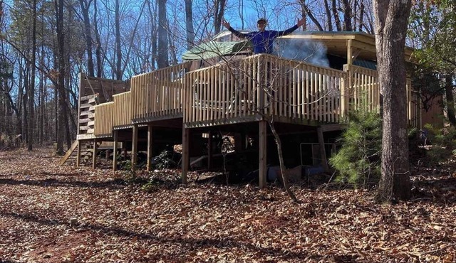 Rose's Cabin - A Rustic Pet-Friendly Cabin In The Woods