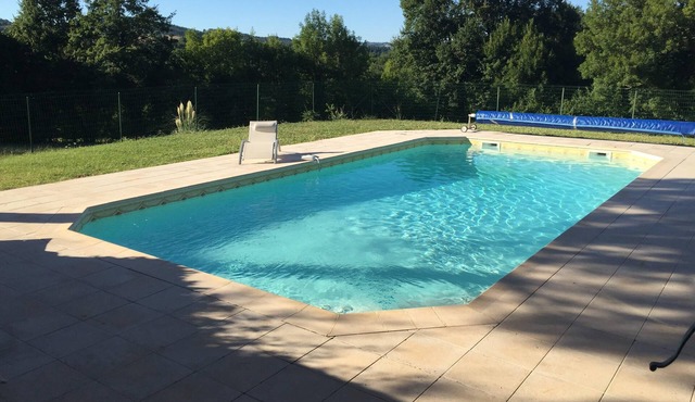 Rouergate farm with pool