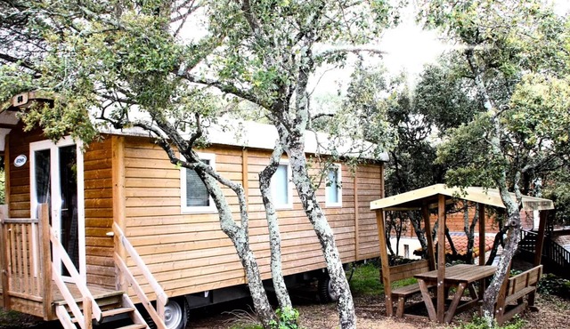 ROULOTTE Air-conditioned - 2 bedrooms - 26.08m²/Cicada, Grillon, Chardonnet, Mésange 4 people