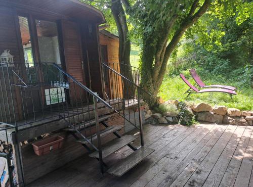 Roulotte champêtre à la ferme