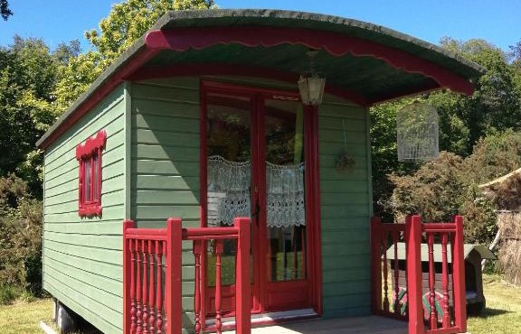 Roulotte coin de nature