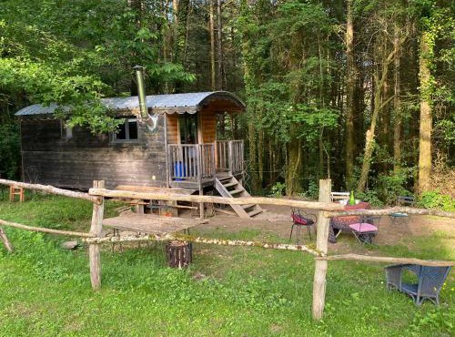 Roulotte en pleine nature