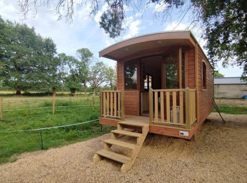 roulotte tout confort à la ferme 2