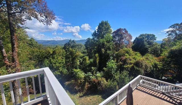 Royal Cottage - Long-Range MTN Views, Deck & Close to Downtown AVL, Dog Friendly